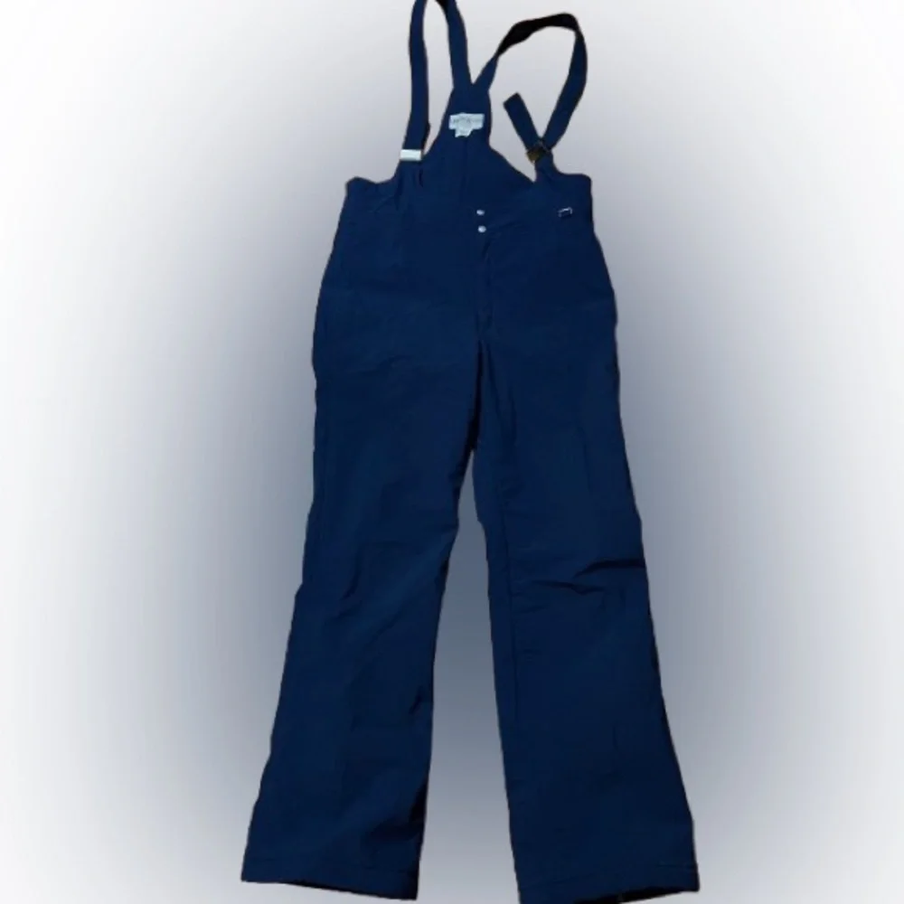 OBERMEYER Vintage Navy Blue Insulated Ski Overalls Size 38